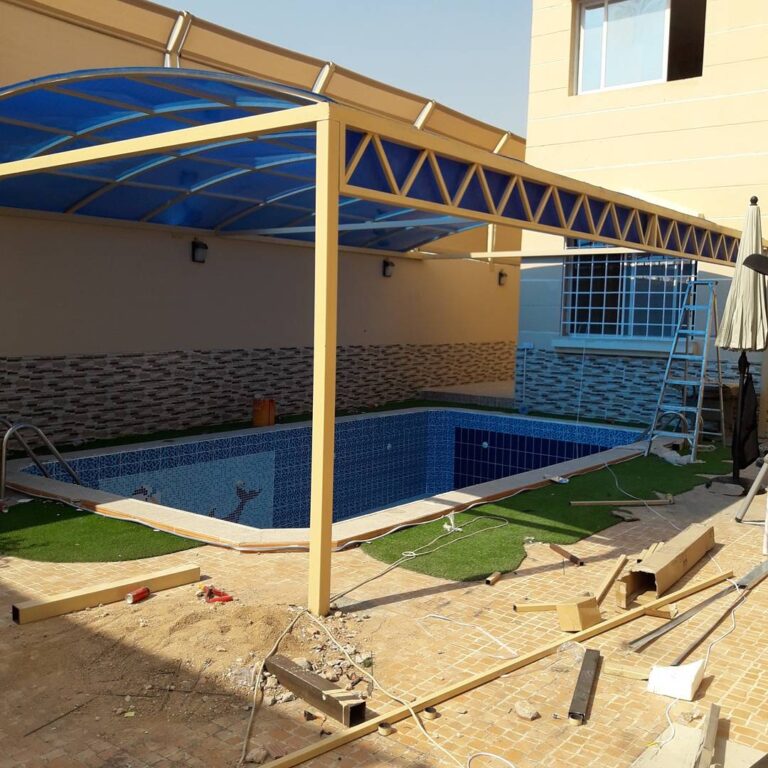 مظلات تغطية المسابح في جده